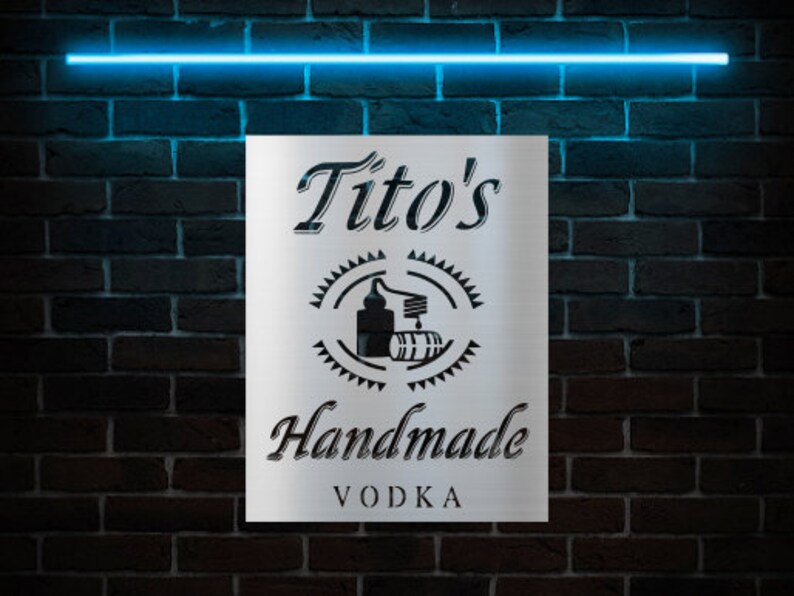 Tito's Vodka Sign SVG/DXF Plasma Etsy UK