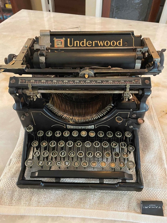 Underwood typewriter from 1925, No. 5, Fully functional - Etsy 日本