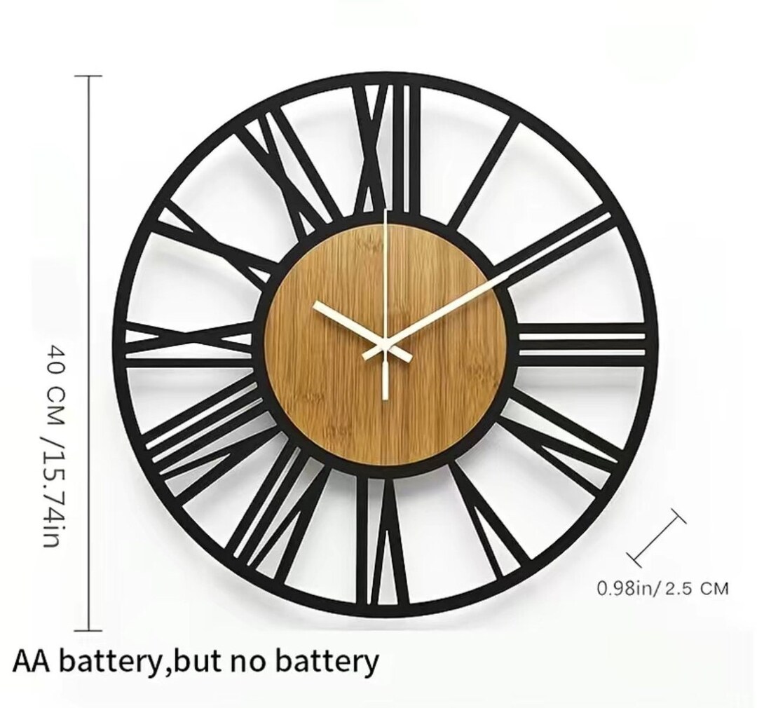 Wall Clock Rustic Wall Decor Rustic Wall Clock Wall Decor for Etsy