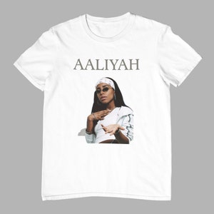 Aaliyah Vintage T-shirt | Aaliyah Celebrity tee | R&B T-shirt | 90s Aesthetic tee | RIP Aaliyah | Unisex T-shirt | Aaliyah Vintage style tee