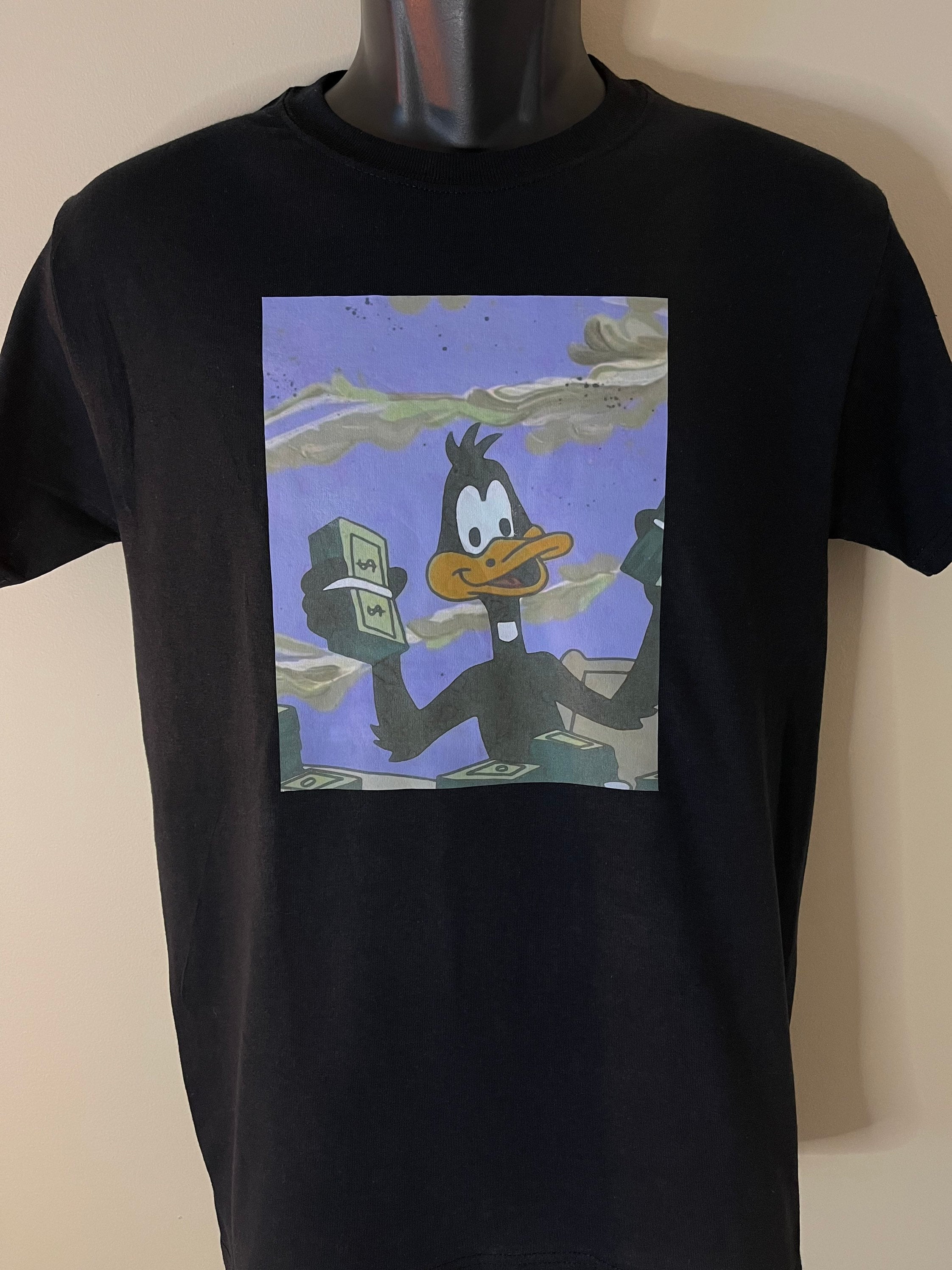 Dinero del Pato Lucas Camiseta de dibujos animados Etsy M xico