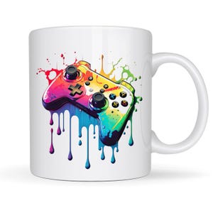 Limited Edition Gaming Mug: Controller Design, Gamer Gift