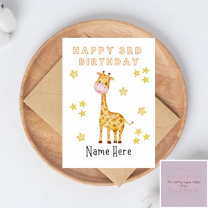 Crea i tuoi biglietti d'auguri personalizzati a tema mare per bambini/biglietti divertenti per bambini/creature marine
