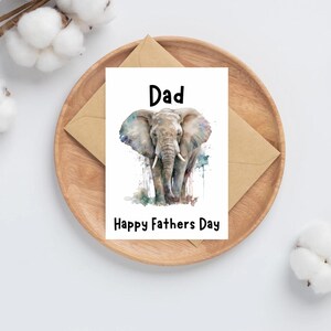 Le roi éléphant heureux pour la fête des pères | papa | Frère | Oncle | Beau-père | Grand-père