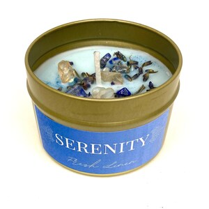Serenity Affirmation Kerze