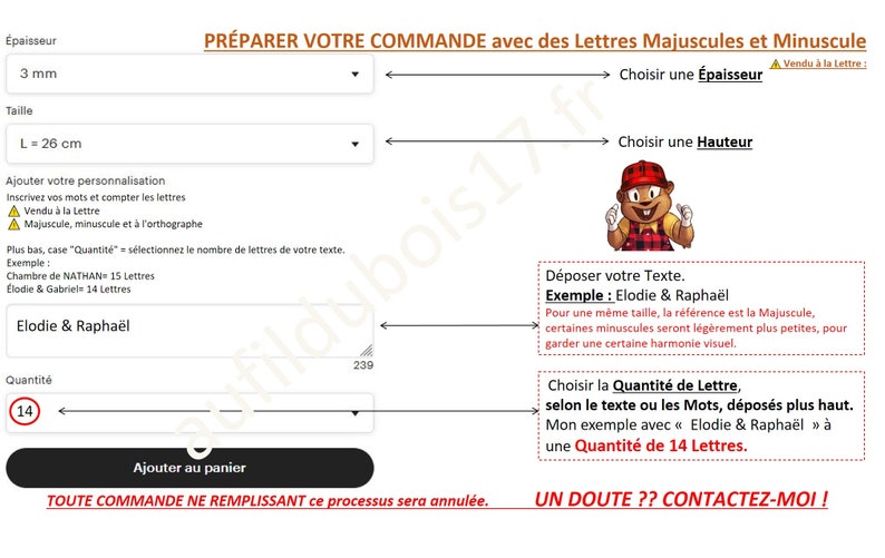 10. PM. Lettre bois mdf Médium brut ou en couleur. VENDU à la LETTRE . Taille Petit Modèle . Lettre Colorée . Lettre Prénom à personnaliser image 6