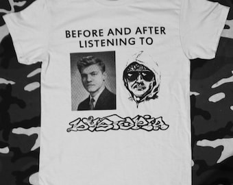Vor und nach dem Hören von DYStopia - T-shirt
