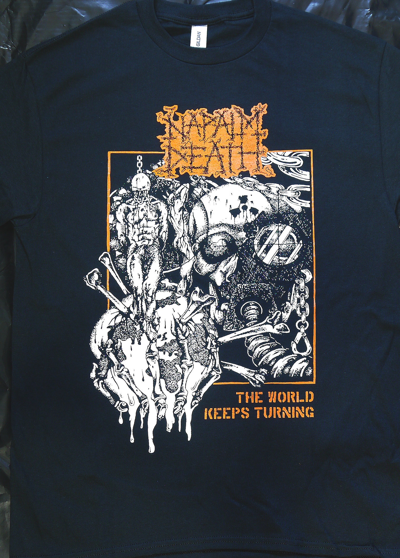 NAPALM DEATH - the World Keeps Turning T-shirt - Etsy