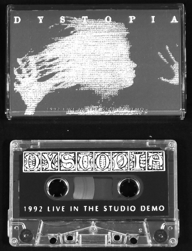 DYSTOPIA 1992 Live In Studio Demo MC Tape image 1