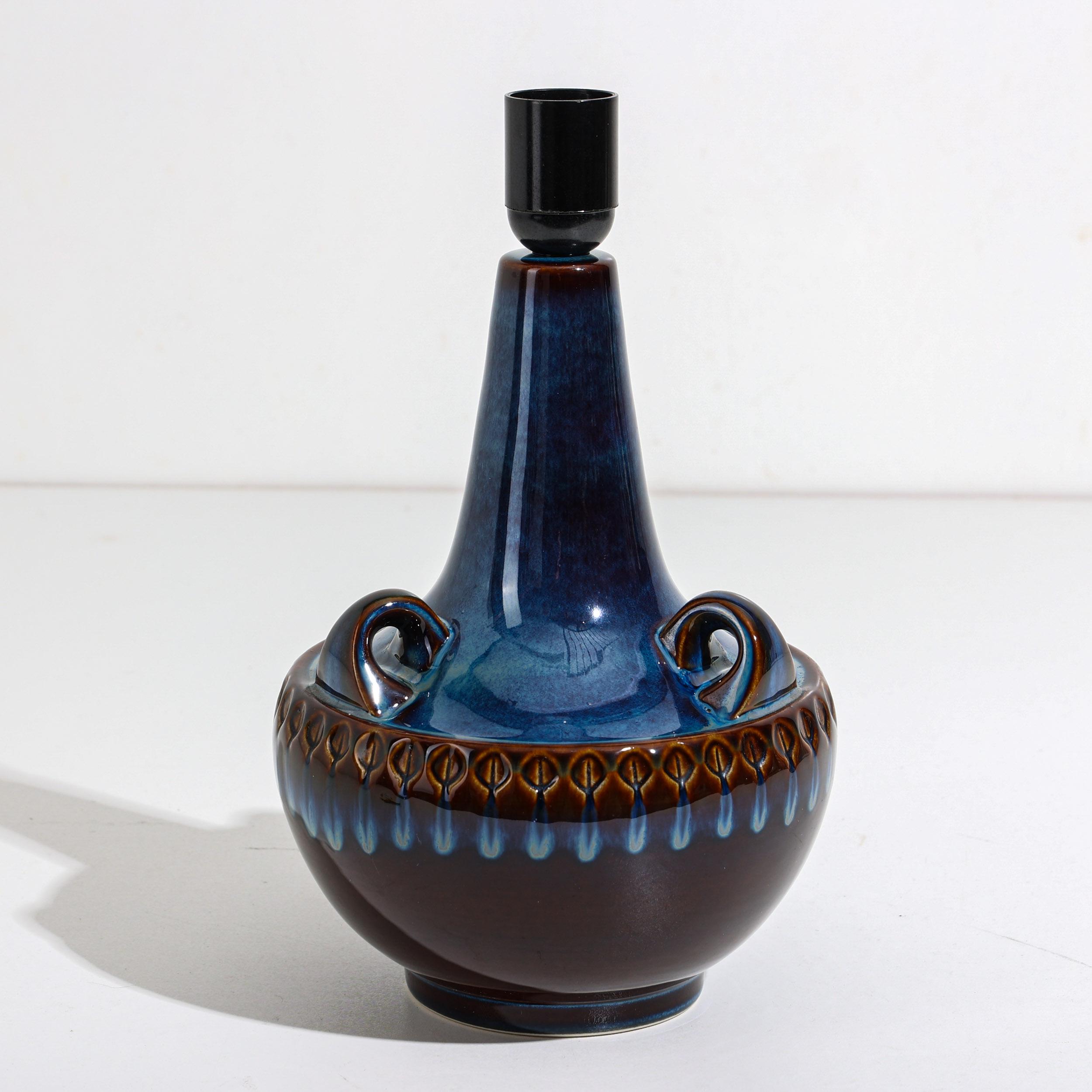 Søholm Stoneware Table Lamp by Einar Johansen, Mid-century Modern