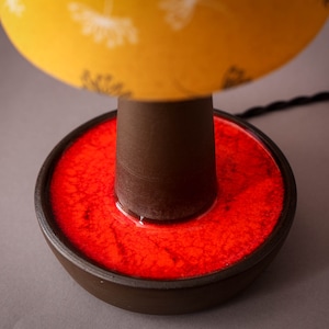 Vintage Danish Ceramic Table lamp, design by Einar Johansen for Søholm