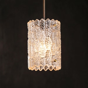 Vintage Gefion Pendant Lamp by Carl Fagerlund for Lyfa & Orrefors, 1960s – Danish Mid-Century Design