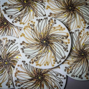 Placa vintage Royal Copenhagen Fajance, Ellen Malmer Design, década de 1970