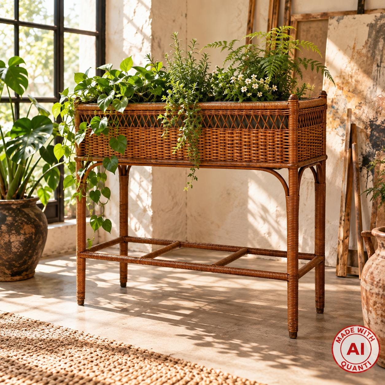 Antique Rattan Furniture - Etsy