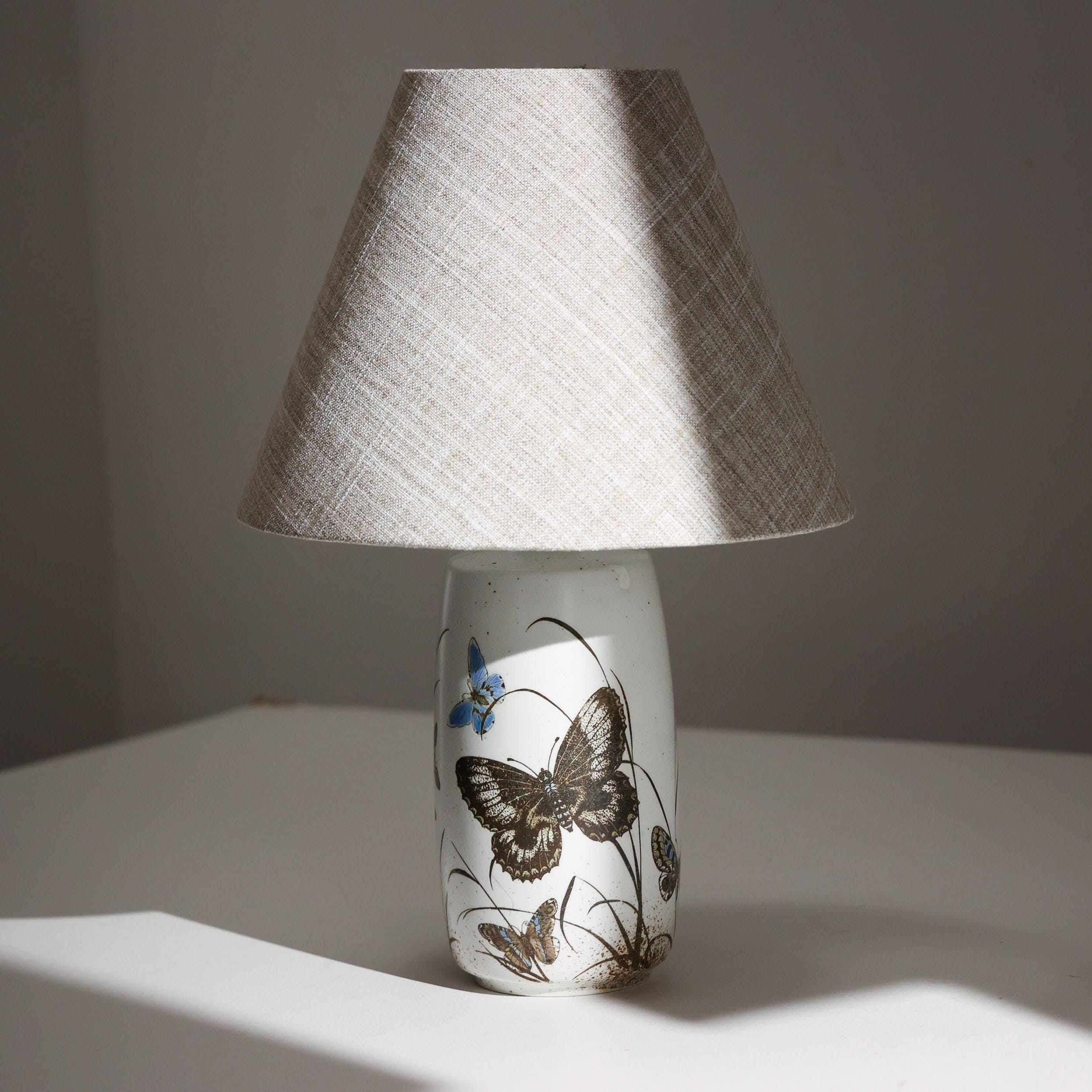 Royal Copenhagen Diana Ceramic Table Lamp Base by Nils Thorsson