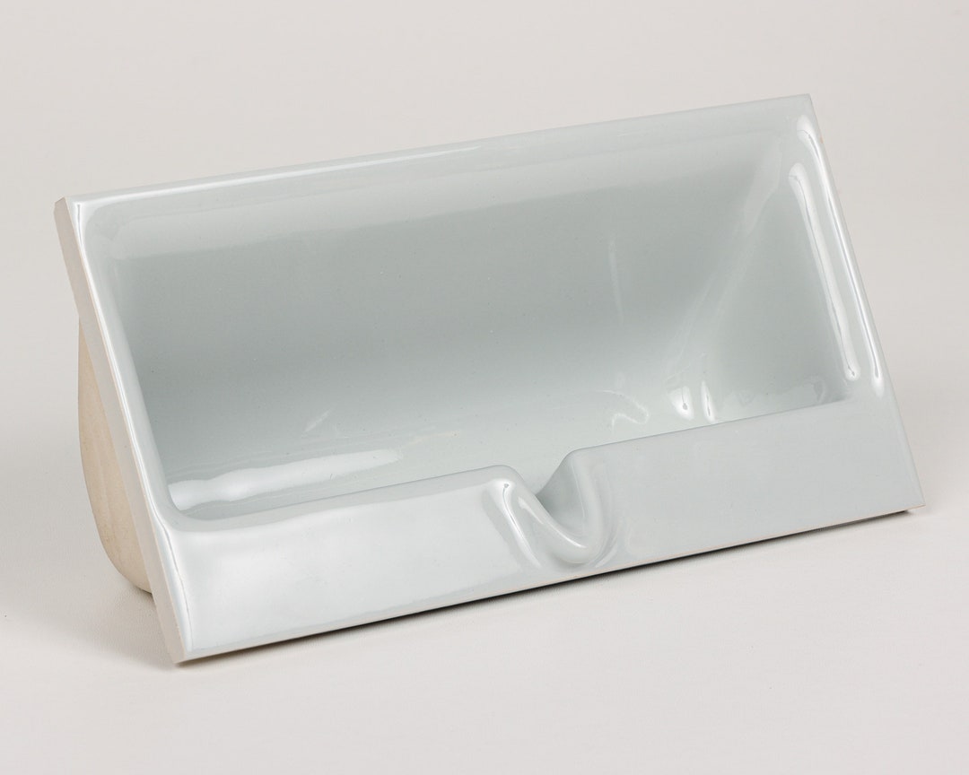 Vintage Ceramic Tile Soap Dish Soap Holder in Porcelain in Etsy