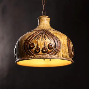 Jette Hellerøe for Axella, Vintage Danish Ceramic Pendant Lamp
