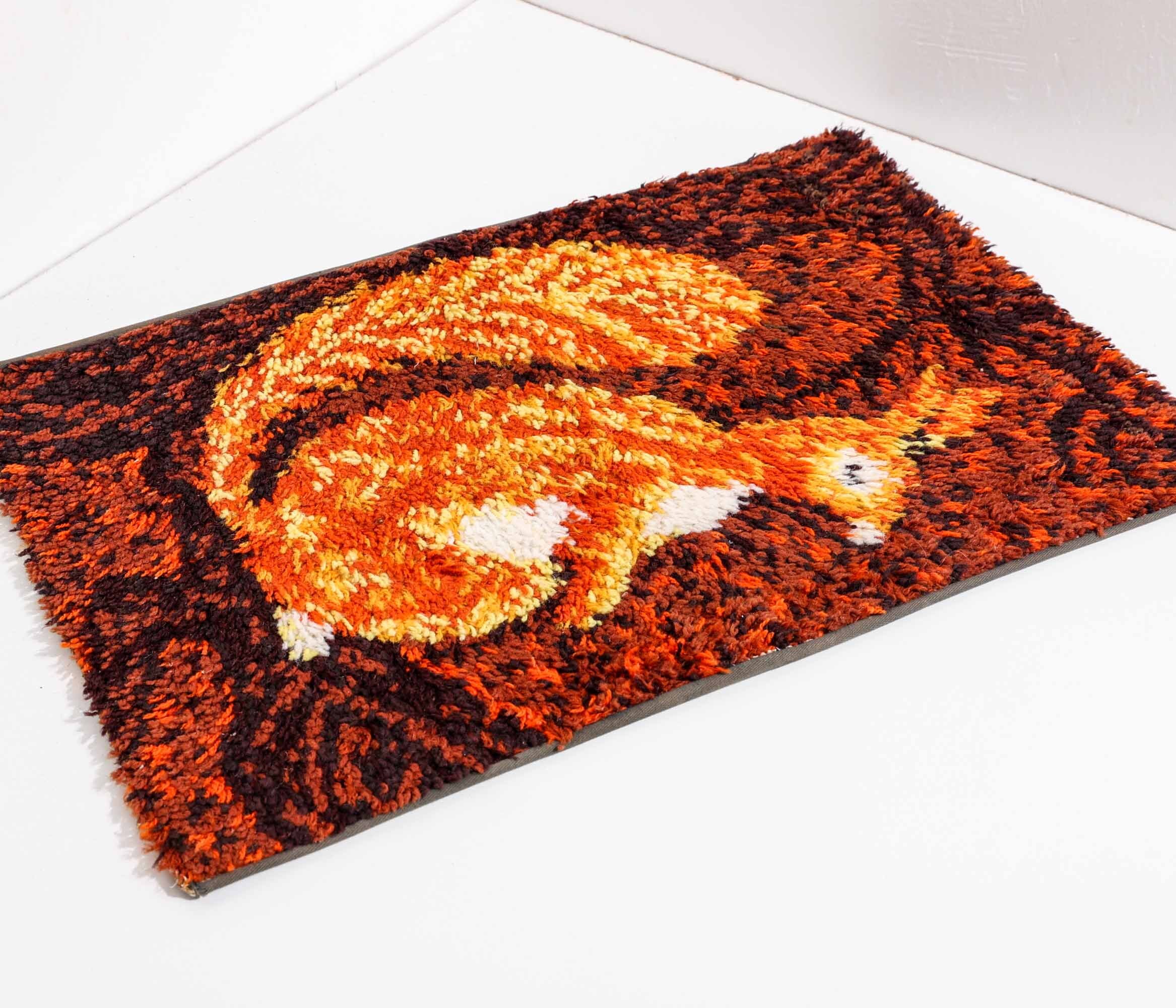 Etsy Rya Rug Kits Rya Rug (S) Scandinavian 20th Century Modern Design (rxa) - Etsy