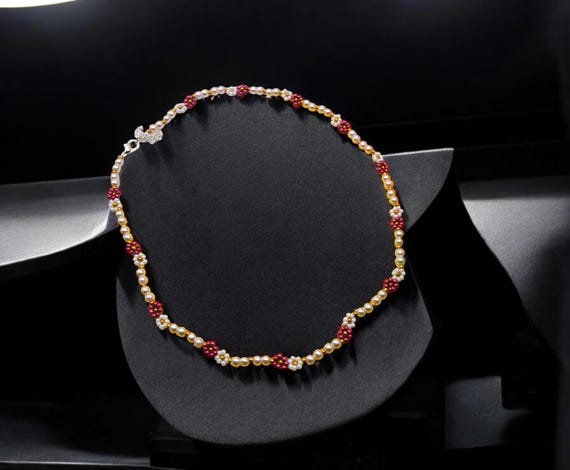 Collana di perle grandi, collana di perle grosse, collane audaci, collana importante, collana da sposa, collana da sposa 25 mm perla sintetica 2-4/7 4/8 - Italia