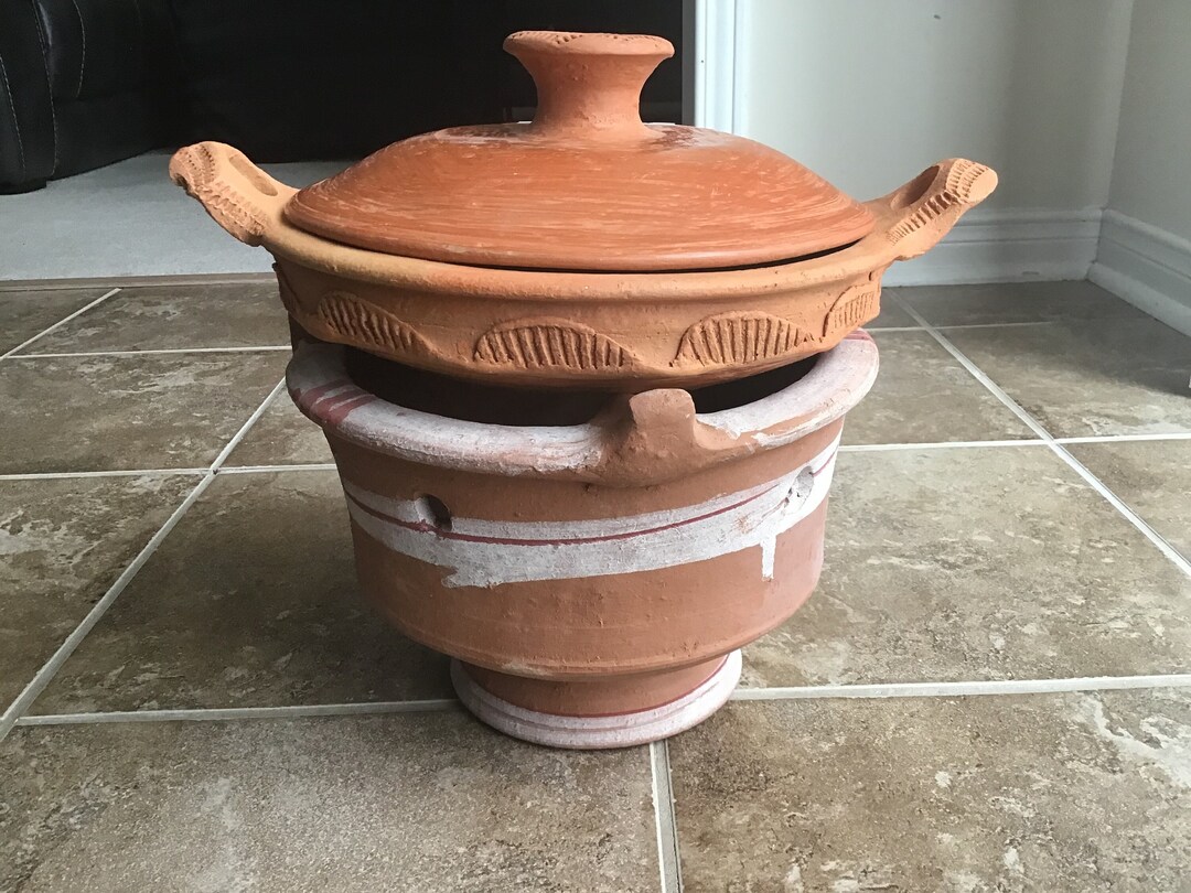 Clay Barbecue for Tagine Hand Made Traditional Barbecue Etsy UK