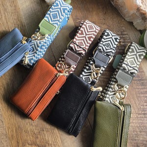 Adjustable clip n go Crossbody Phone Strap, mini wallet & Universal card | Adjustable 42 to 58 inches