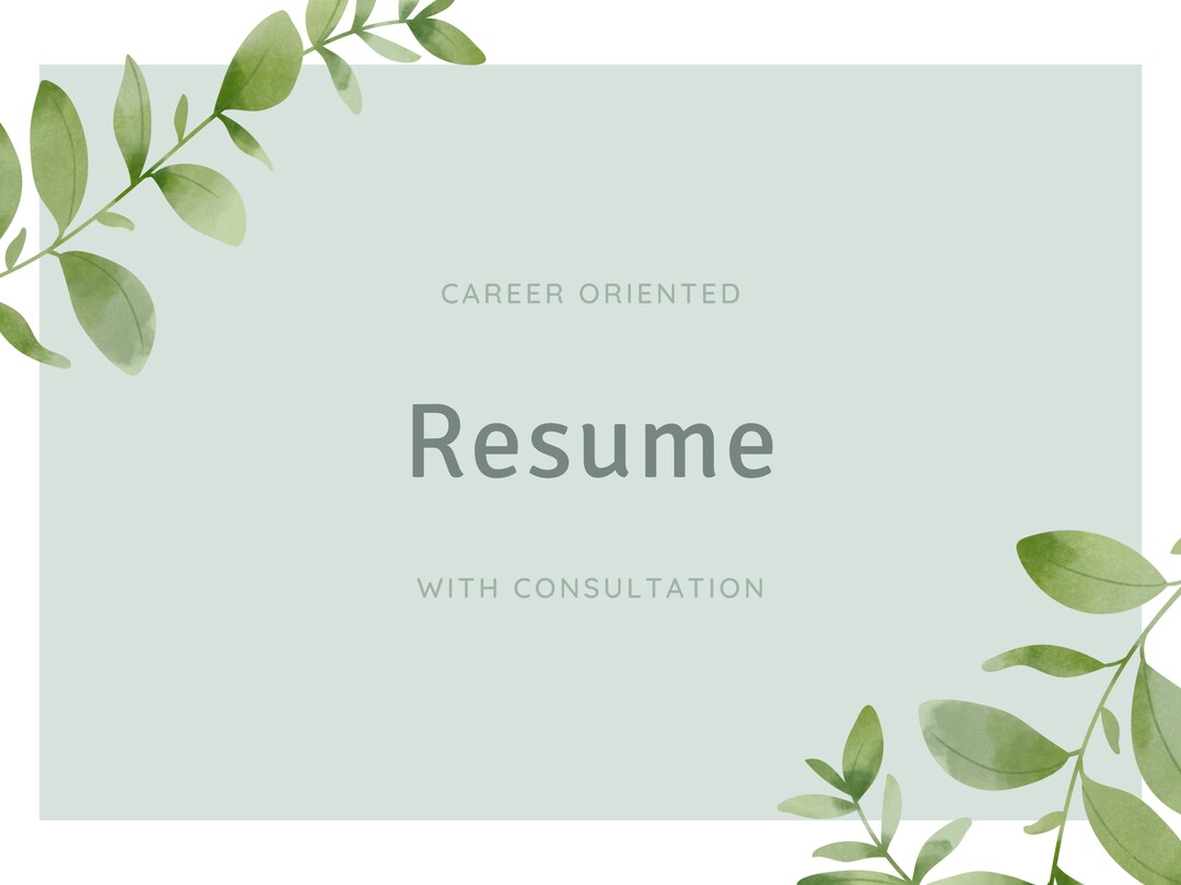 Resume Design and Copy - Etsy