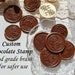 see more listings in the Chocolate Wax Stamp section