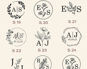 Sellos de cera personalizados, sello de cera personalizado para boda, sellos de cera de boda, conjunto de sellos de cera, sello de cera de iniciales, kit de sello de cera, regalo personalizado