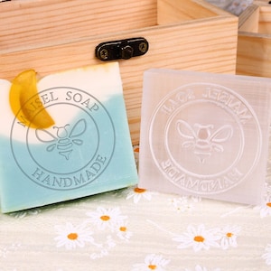 Custom Soap Stamp, Acrylic Soap Stamp Mold, Soap Stamp Custom, Soap Stamp, Personalized Soap Stamp, Custom Soap Stamp, Christmas Gift
