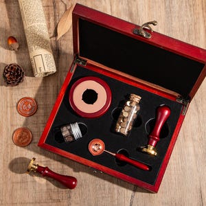 Kit de timbre de sceau de cire personnalisé pour invitation de mariage/kit de sceau de cire pour cadeau/timbre de sceau de cire personnalisé/kit de sceau de cire personnalisé/personnalisé n’importe quel logo sceau de cire