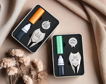 Gepersonaliseerde golfbalstempel/golfbalmarker/golfaccessoire/gepersonaliseerde golfbalmarker/Vaderdagcadeaus voor golfers/monogram golfbalstempel