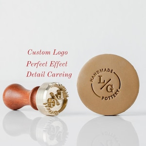 Timbro personalizzato per ceramica/Timbro personalizzato per argilla/Timbro con logo personalizzato per ceramica/Timbro per argilla/Timbro personalizzato per sapone/Timbro per ceramica/Regalo per lei