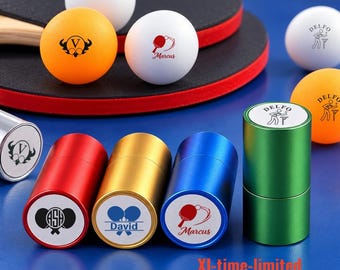 Personalized Table Tennis Stamp, Custom Ping Pong Ball Stamper, Engraved Name Logo Stamp for Coach Player, Tennis Gift, Christmas Gifts
