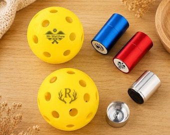 Custom Pickleball Stamp, Personalized Logo Pickleball Stamper, Customized Any Logo Stamp, Pickleball Accessories, Gift for Pickleball Lovers