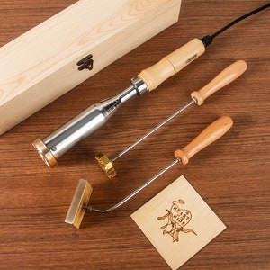 Timbro di ferro di marca personalizzato, timbro di legno elettrico, timbro per legna, timbro in ottone personalizzato, timbro in pelle, regali per falegnami, timbro termico