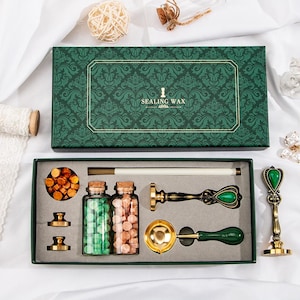 Kit de timbre de sceau de cire, timbre de sceau de cire personnalisé, ensemble de sceau de cire d’invitation de mariage, autocollants de cire de mariage, sceaux de cire de mariage personnalisés, cadeau de Noël