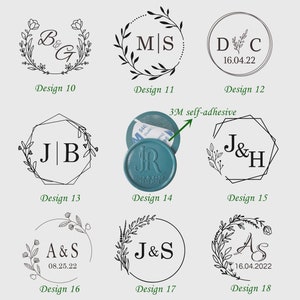 Self Adhesive Wax Seal Stickers For Gift Wrapping, Custom Self-Adhesive Wax Seals, Wax Seal Stickers, Custom Wax Seals, Wax Seal Stickers image 5