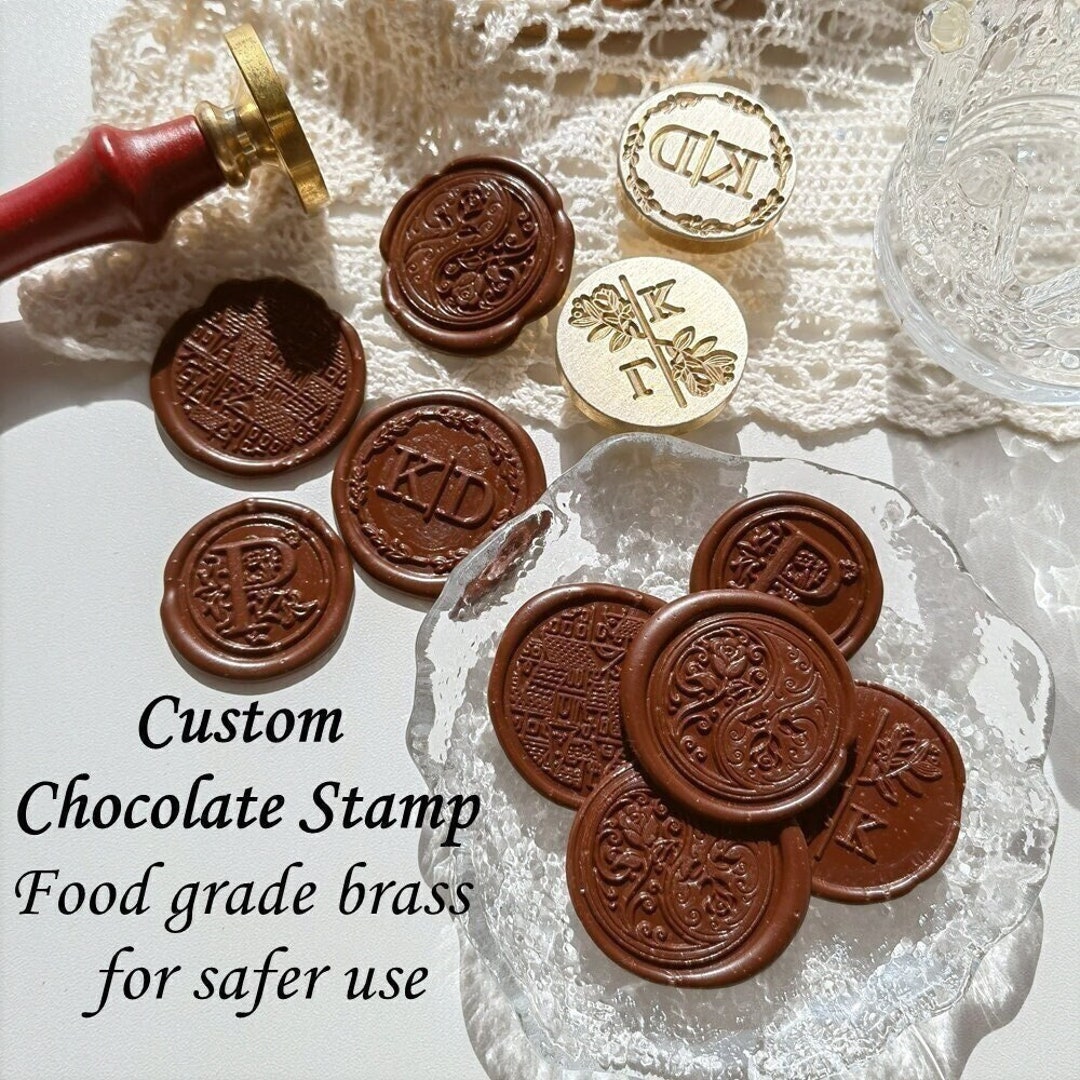 Custom Chocolate Logo Stamp, Custom Chocolate Stamp, Stamp for Chocolate, Chocolate Logo