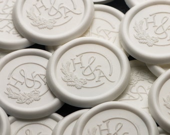 Custom Wax Seal Stickers, Self-Adhesive Wax Seals, Wax Seal Stickers For Gift Wrapping, Custom Wax Seal for Wedding Invitation, Wax Stickers