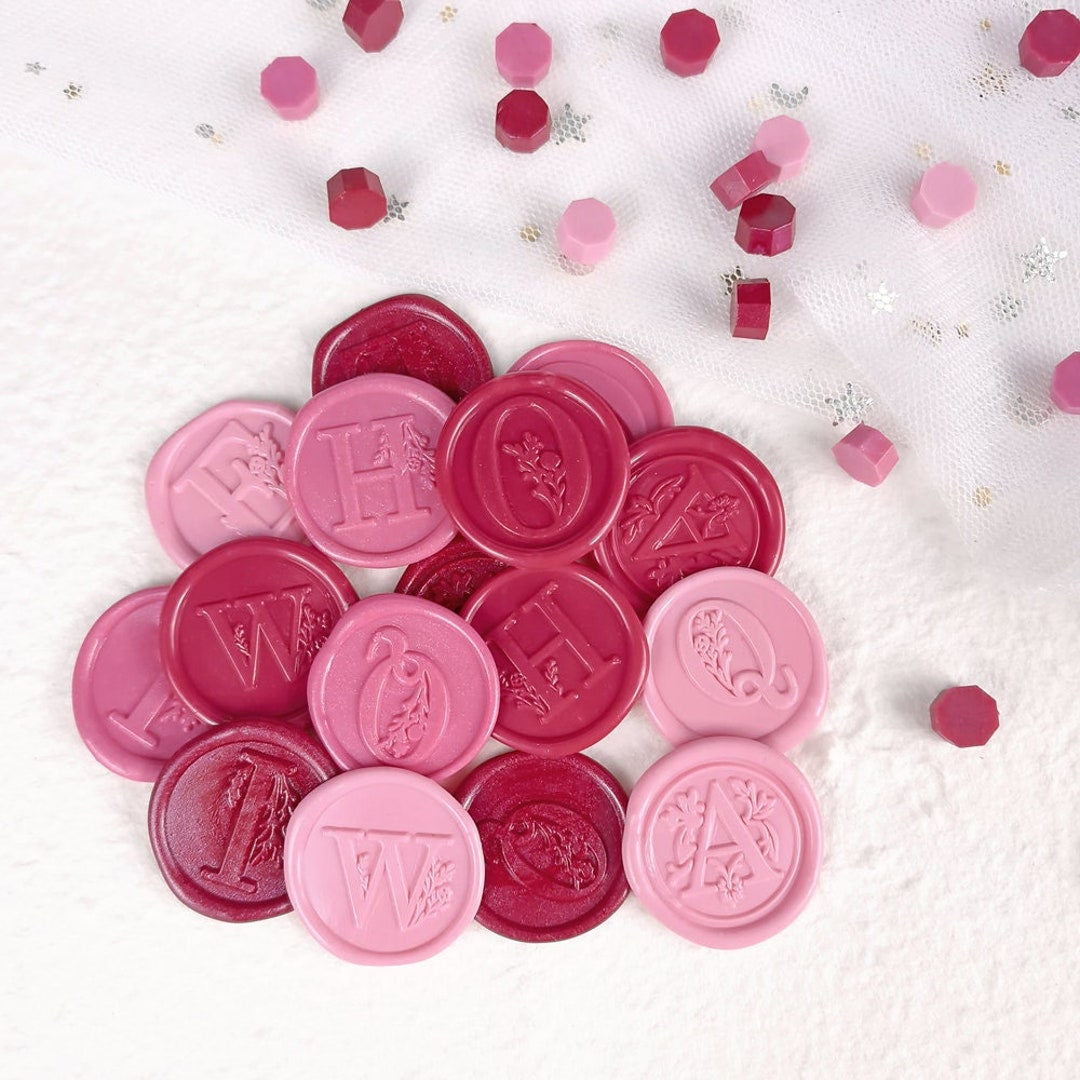 Letter Wax Sealinitial Wax Stampalphabet Wax Stampscustom Etsy