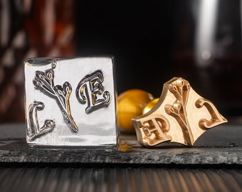 Stamp For Ice Cubes, Brass Mold for Ice, Custom Ice Cube Stamp, Ice Brander, Bar Logo Stamp,Business Logo Stamp, Custom Gift for Him