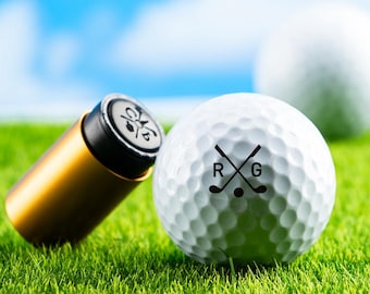 Personalized Golf Ball Stamp/Ink Ball Stamp/Golf Ball Marker/Monogram Golf Ball Stamp/Custom Stainless Stamp/Custom Gift For Him/Custom Gift