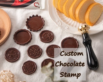 Custom Chocolate Stamp, Stamp For Chocolate, Custom Chocolate Mold, Chocolate Logo Branding, Chocolate Seal, Custom wax Stamp