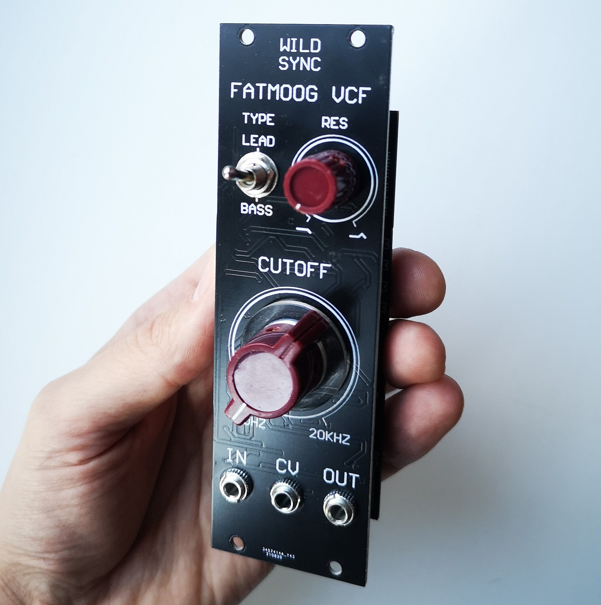 Wildsync FATMOOG VCF - Analog Eurorack 24db Ladder Filter Module