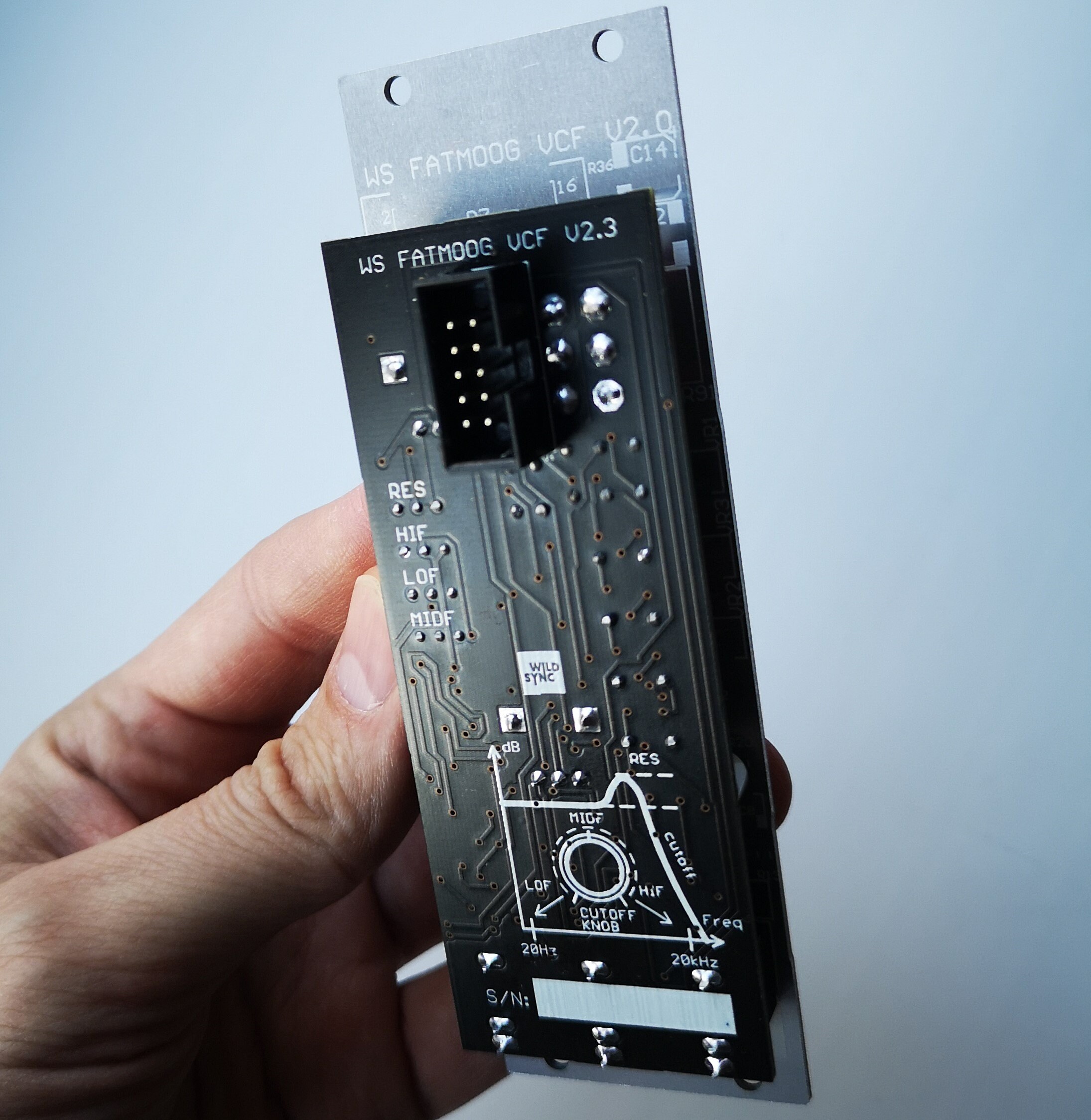Wildsync FATMOOG VCF - Analog Eurorack 24db Ladder Filter Module