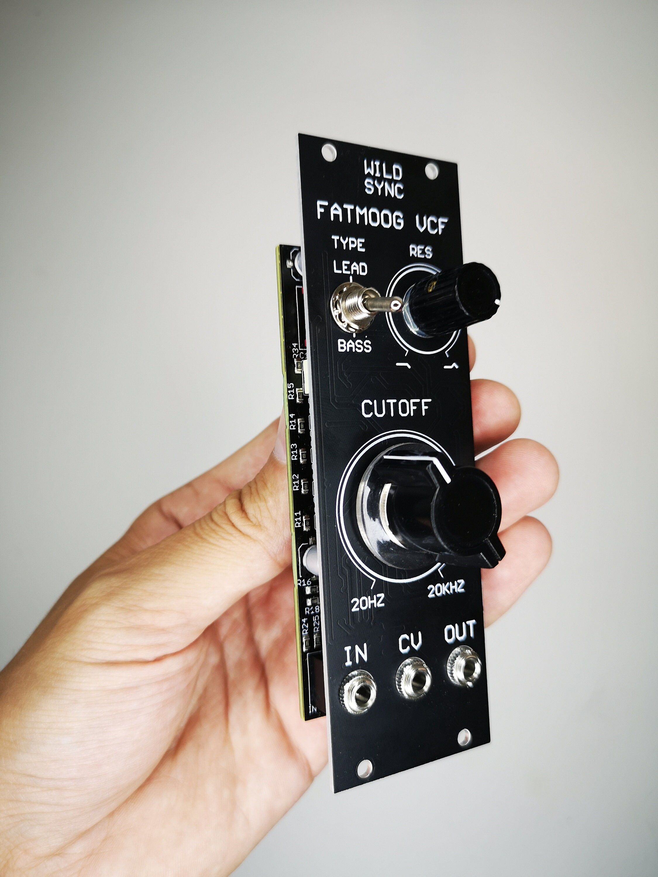 Wildsync FATMOOG VCF - Analog Eurorack 24db Ladder Filter Module