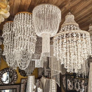 Hanging shell online chandelier