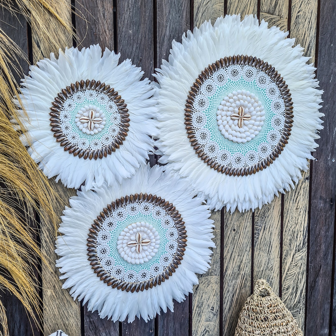 Juju Set 30 40 50cm Wall Decor Feather Decoration Wall Hangings Wall Baskets Jujuhat Wall