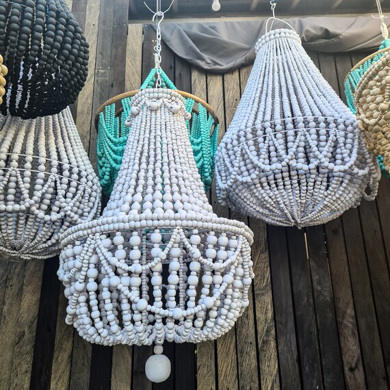 Beaded chandelier shades deals
