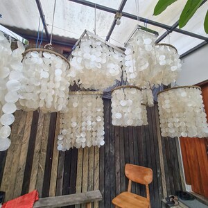 Shell pendant sale light shade